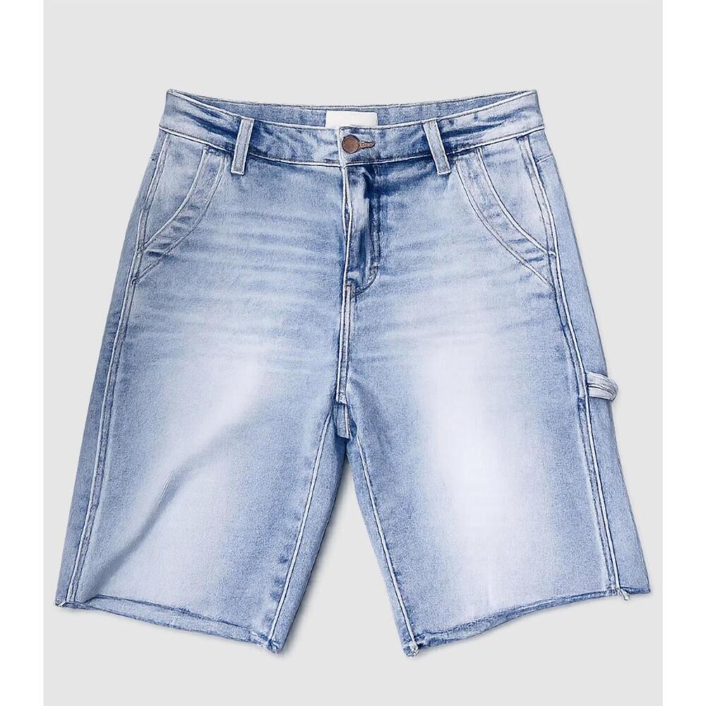 NEW RISEN women's ayla high rise bermuda in blue